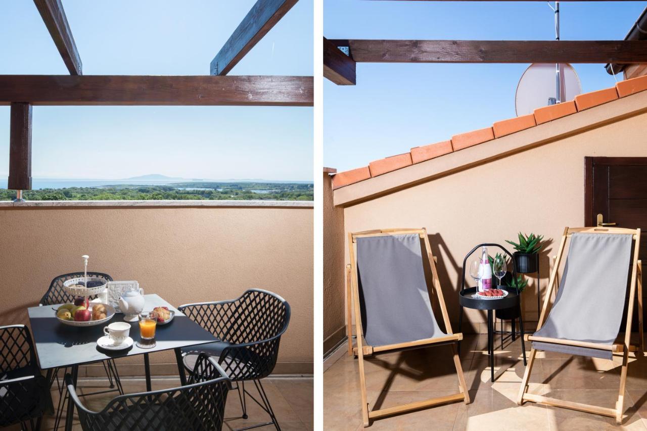 Cesare Apartment, With Swimming Pool And Sea View Liznjan Ngoại thất bức ảnh